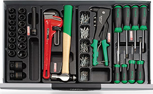 Tủ đồ nghề sửa chữa 10 ngăn Toptul GCAZ0033 GCAJ0037