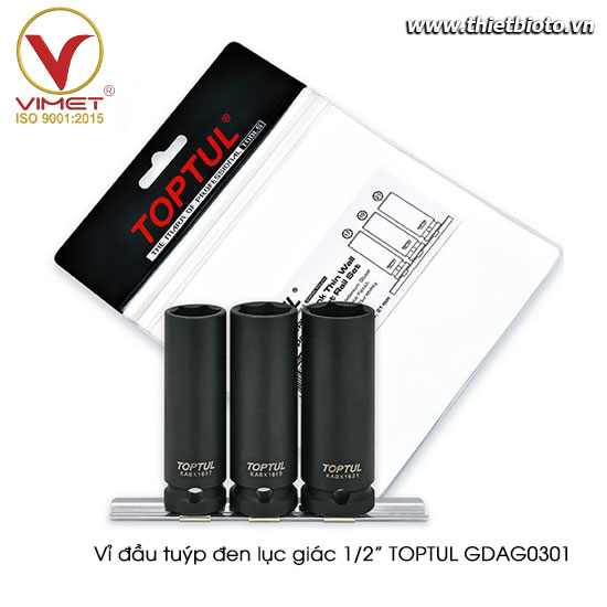 Vỉ tuýp lục giác đen 1/2
