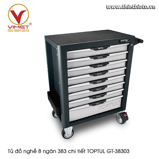 Tủ đồ nghề 8 ngăn 383 chi tiết TOPTUL GT-38303