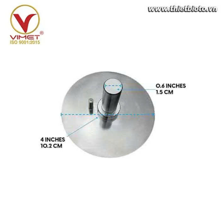 Tấm sắt gắn kẹp bánh xe dùng thước đo cơ PWM15100